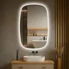 S'AFIELINA 95×60 cm Badspiegel mit Beleuchtung Oval LED Produktbild-Vorschau 12