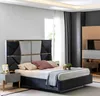 Blau Grau Schlafzimmer Set Bett Kommode Spiegel Produktbild-Vorschau 7
