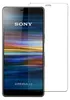 A screen protector is shown placed over a Sony Xperia L3 smartphone. Produktbild-Vorschau