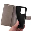 A hand is holding a phone case, showing its interior and exterior. Produktbild-Vorschau