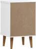 vidaXL Nachttisch MOLDE Weiß 40x35x65 cm Massivholz Kiefer Produktbild-Vorschau 7