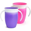 Munchkin Miracle 360 Lernbecher? rosa / lila 2er-Set Produktbild-Vorschau 1
