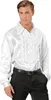 Camicia con volant in raso bianco anni '70 retrò M/L - XL Anteprima dell’immagine prodotto 1