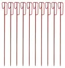 Absperrleinenhalter Metall 120 cm – rot, Ø 12 mm, 10er-Set Produktbild-Vorschau 3