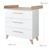 roba Babyzimmer Set Leon 3-teilig Baby- & Beistellbett 60 x Produktbild-Vorschau 14