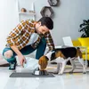 Relaxdays Napfunterlage, Hunde & Katzen Fressnapf, Produktbild-Vorschau 3