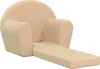 vidaXL Schlafsofa für Kinder Creme Weicher Plüsch Produktbild-Vorschau 4