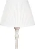 Ländliche Stehlampe Grau mit Weißem Plisseeschirm Classico Produktbild-Vorschau 2