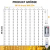 Diagram showing the dimensions and components of a string light product. Anteprima dell’immagine prodotto