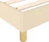 vidaXL Boxspringbett mit Matratze Creme 90x200 cm Stoff Produktbild-Vorschau 7