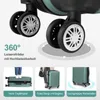 FCH 4-dielny Sada kufrov ABS s 360° kolieskami, tyrkysová, Náhľad obrázku produktu 6