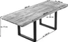 Esstisch Baumkante Mango natur 200 (300) x 100 cm Produktbild-Vorschau 1