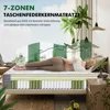 Matratze 140x200x25cm 7 Zonen Taschenfederkernmatratze, Produktbild-Vorschau 2