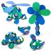 Magnetische bouwdoos Clixo, Itsy Pack, blauw-groen, 30 Productafbeelding-voorbeeld 8
