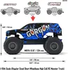 Arrma Gorgon 4x2 Mega 550 Monster Truck RTR 1:10 Blu Anteprima dell’immagine prodotto 5