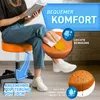 Sgabello rotante TRESKO® con schienale 150 kg | sgabello da Anteprima dell’immagine prodotto 6