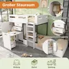 patrová postel 90×200 s výsuvným psacím stolem, manželská Náhled obrázku produktu 5