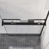 vidaXL Sprchová polica pre sprchový kút čierna 90 cm hliník Náhľad obrázku produktu 2