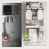 Toilettenschrank über dem WC, ALIGHTUP, 2 Türen, 2 Produktbild-Vorschau 2