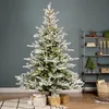 Tannenbaum 180cm mit LED Lichterkette beschneit GRANDIS Produktbild-Vorschau 3