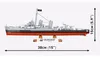 Cobi 4866 - Colección Histórica, escala 1:300, USS KIDD/FCD Vista previa de la imagen del producto 9
