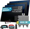 SUNNIVA® 2000W Balkonkraftwerk BIFAZIAL FULLBLACK komplett Produktbild-Vorschau 1