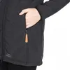A close-up of a person's hand in the pocket of a black jacket. Produktbild-Vorschau