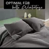 Teddyplüsch Bettwäscheset 200x220 cm Schwarz Anthrazit Produktbild-Vorschau 4