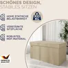 CASARIA® Sitzbank mit Stauraum Faltbar Gepolstert Deckel Produktbild-Vorschau 2