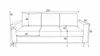 Sofa SAVA III, woonkamerbank, bank, slaapbank, bedbank - Productafbeelding-voorbeeld 3