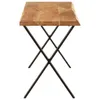 The Living Store Bank Baumkante 105 cm Massivholz Akazie Produktbild-Vorschau 4