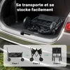 Toboli Chariot de transport Enfant Noir Pliable 100 kg avec Voir les images du produit 8