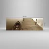 Bilder auf glas - Einteilig - Brücke Boot Sepia - 90x30cm - Produktbild-Vorschau 3