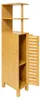 Armoire de toilette étroite en bambou SICELA, 30 x 19 x 120 Voir les images du produit 14