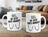Kaffee-Tasse 30. Geburtstag Ab jetzt gehts abwärts Spruch Produktbild-Vorschau 3