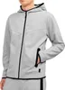 JACK&JONES CORE JCOFUSION SWEAT ZIP HOOD NOOS Light Grey Produktbild-Vorschau 20