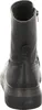 The back view of a black leather boot. Podgląd zdjęcia produktu