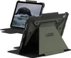 A rugged tablet case with a built-in stand, shown from a diagonal angle. Produktbild-Vorschau