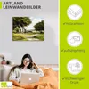 ARTland Leinwandbild Bauernhaus Größe: 80x60 cm Produktbild-Vorschau 3