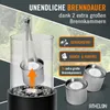 ATHELON® Ethanol Kamin [Outdoor & Indoor] - Bioethanol Produktbild-Vorschau 4