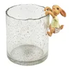 Clayre & Eef Figur Kaninchen 5x5x9 cm Braun Gelb Polyresin Produktbild-Vorschau 3