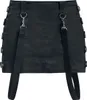 Gothicana by EMP Damen schwarzer kurzer Rock mit Schnallen Produktbild-Vorschau 1