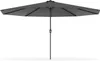 350 cm aluminium parasol met handkurbel, UV-bescherming 40+ Productafbeelding-voorbeeld 1