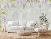 Muralo Vlies Fototapete Für Wohnzimmer BLÄTTER Blumen Beton Produktbild-Vorschau 10