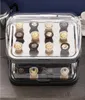APS Buffet-Vitrine DOPPELDECKER schwarz Produktbild-Vorschau 10