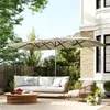 Parasol double Outsunny avec manivelle, 451 x 264 cm, Voir les images du produit 2