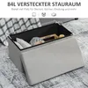 HOMCOM Sitzbank mit Stauraum, faltbar Polsterbank, Bettbank Produktbild-Vorschau 4