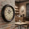 Wanduhr XXL 47cm Metall Barcelona - Nostalgie Großuhr Produktbild-Vorschau 4
