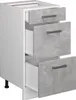 Meuble cuisine Vicco R-Line Béton 40cm avec tiroirs, sans Voir les images du produit 4