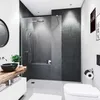 Breuer Duschrückwand 1500x2550 Hochglanz Stein anthrazit  Produktbild-Vorschau 3